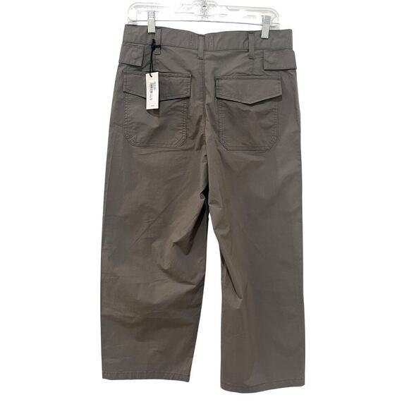 AGOLDE Daria Utility Pant Womens 27 Green Duffle Cargo Cropped Casual - Picture 3 of 12